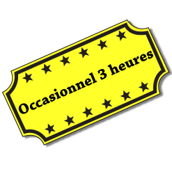 Occasionnel 3 heures